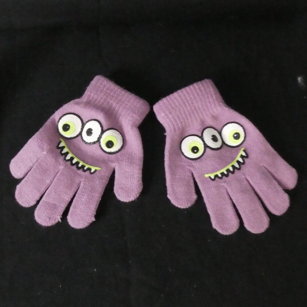 Funny Expression Design Gloves For Toddlers